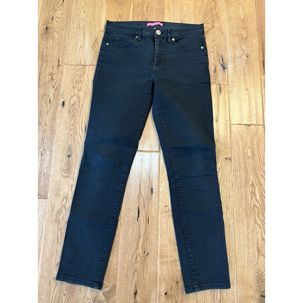 Lilly Pulitzer Stretch Jeans Extra Dark Wash Sz 6‎